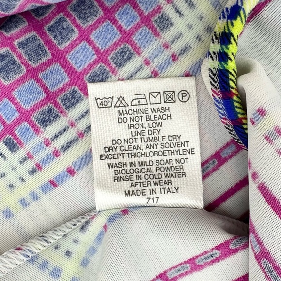 Burberry Purple Multi Wrap Skirt Swimsuit Coverup - Picture 9 of 9